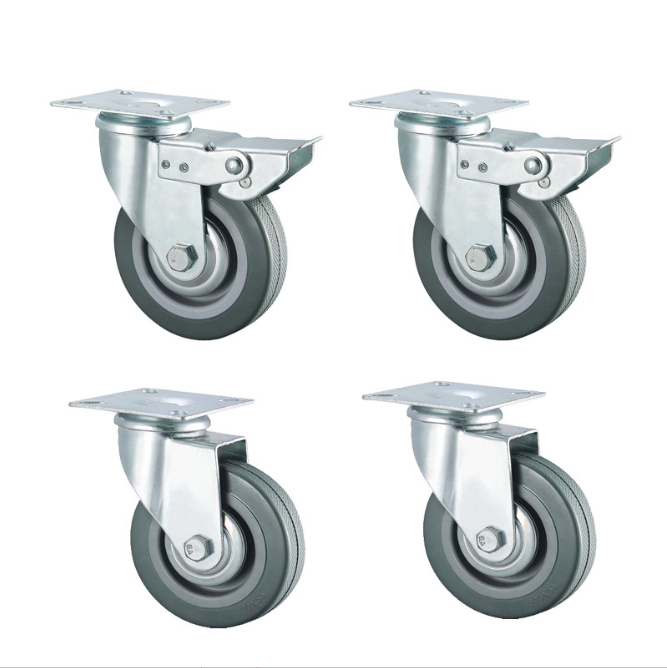 Medium-Caster-2-/2.5-/3-/4-/5-inch-PVC-wheel