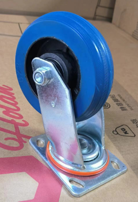 Heavy Caster HL-B blue wheel